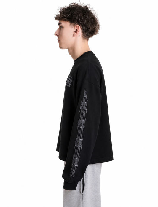 “Aged to live” Waffle long sleeve