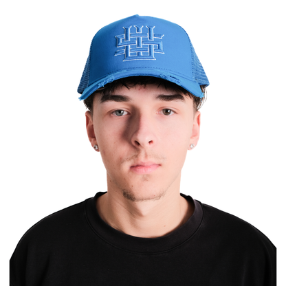 BLUE TRUCKER CAP